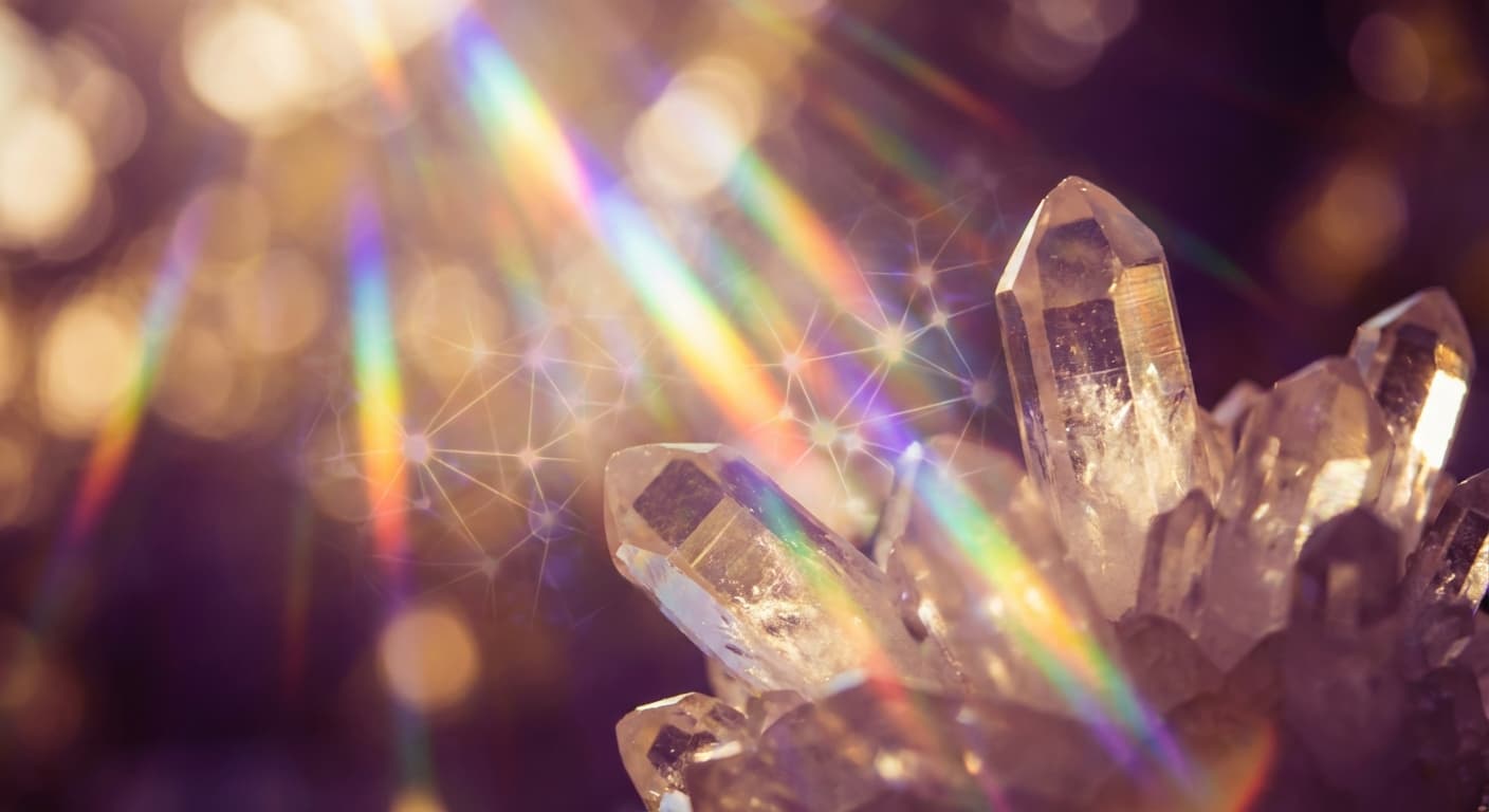 Prismatic light representing AI-powered learning